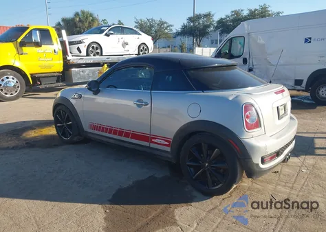 2015 Mini Coupe Cooper S z USA, uszkodzony, nr VIN WMWSX3C59FT773163